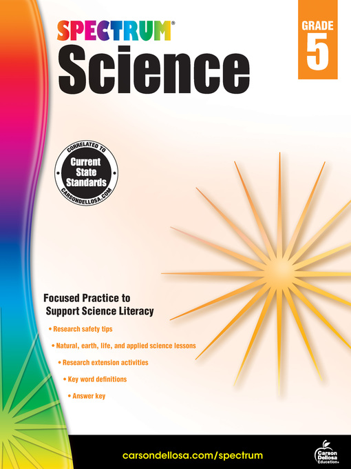 Title details for Spectrum Science, Grade 5 by Spectrum - Available